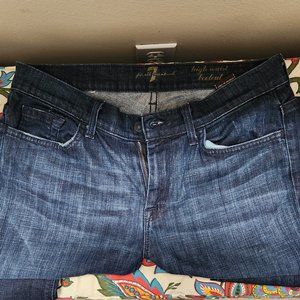 7 for All Mankind High Waist BootCut Size 29 Zip Fly